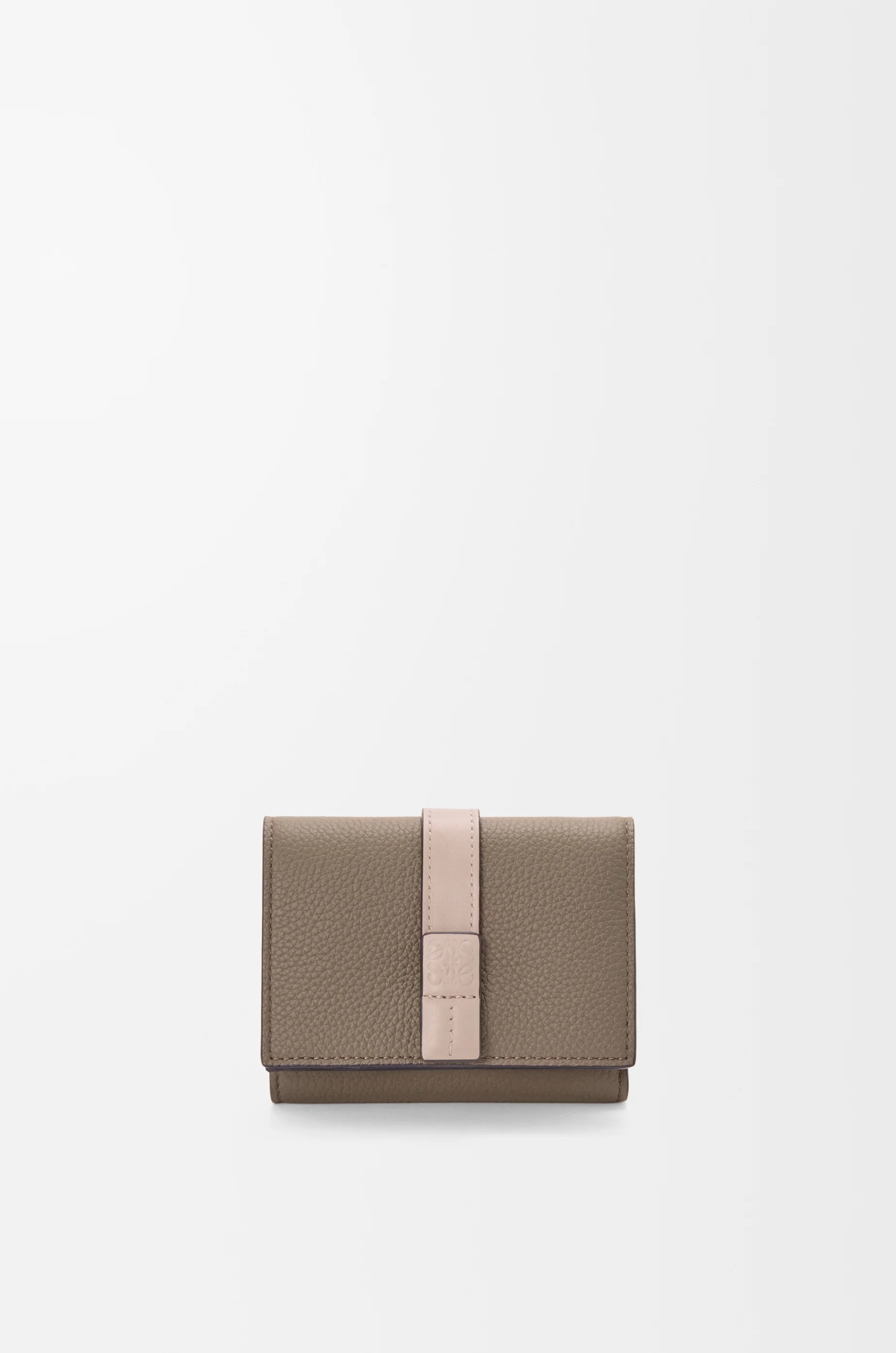 Trifold wallet in soft grained calfskin - 1