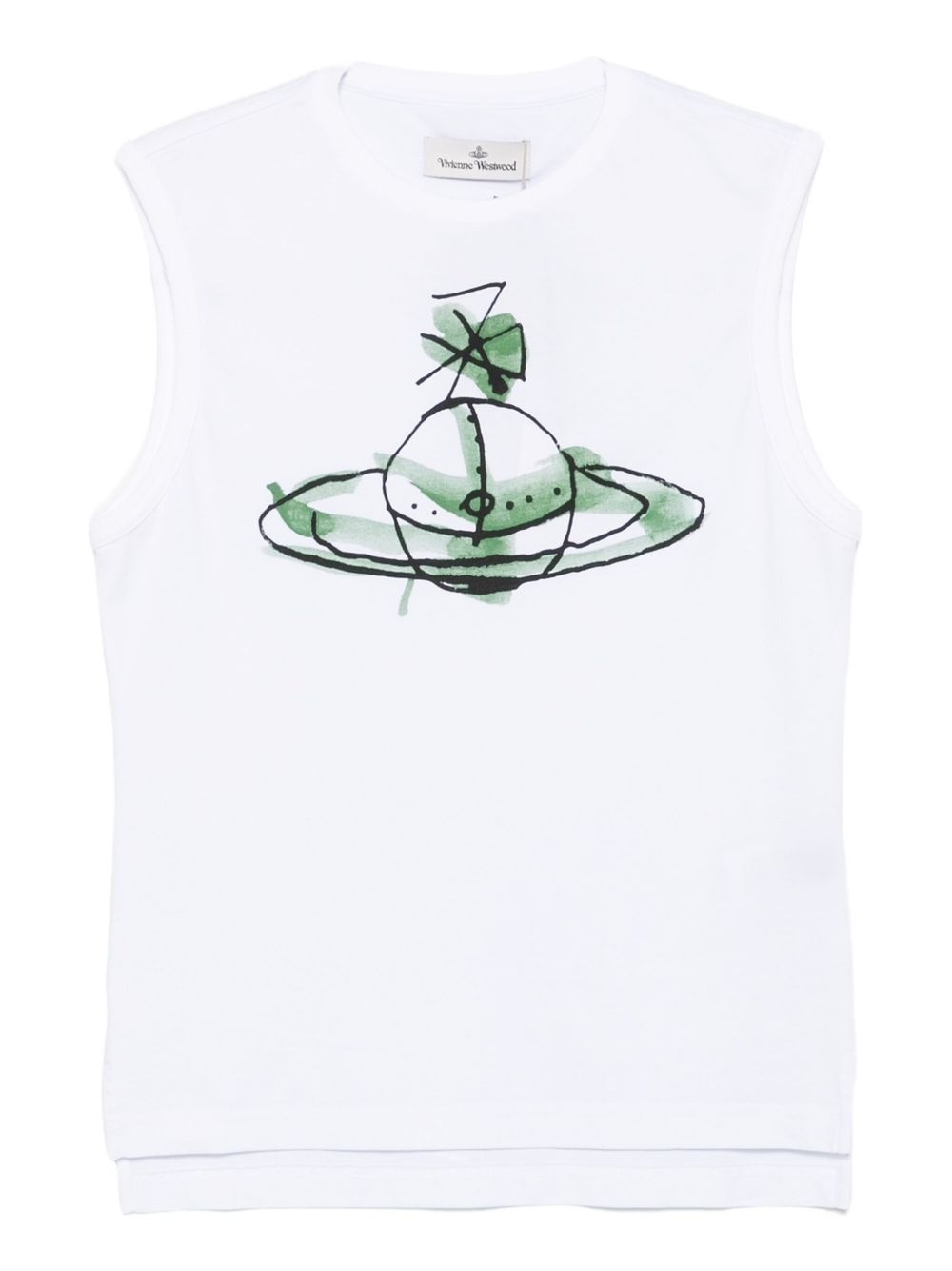 orb-print tank top - 1