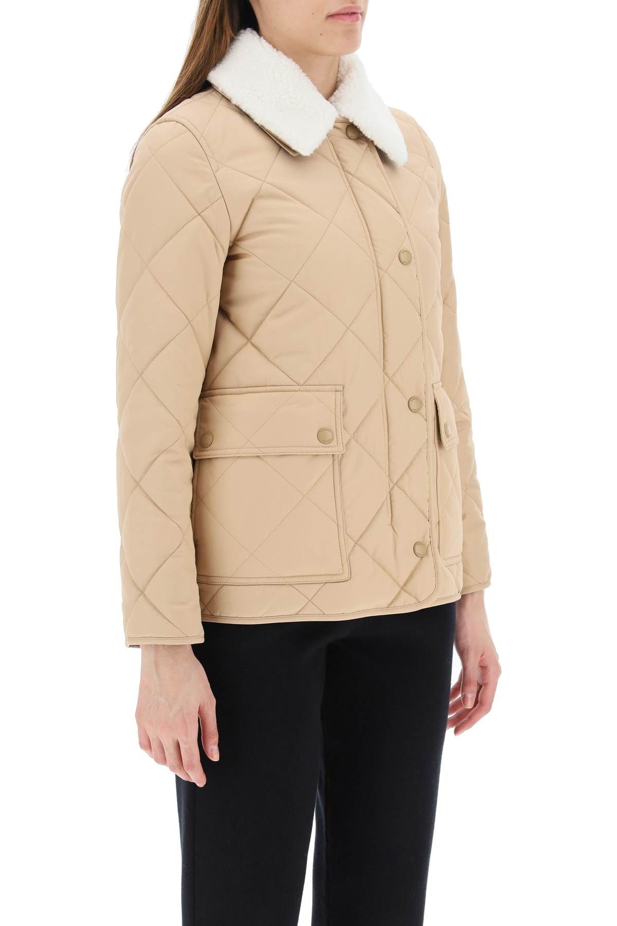 QUILTED GABARDINE JACKET - 3