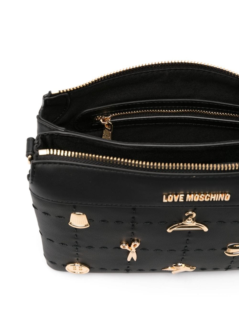 logo-lettering crossbody bag - 5