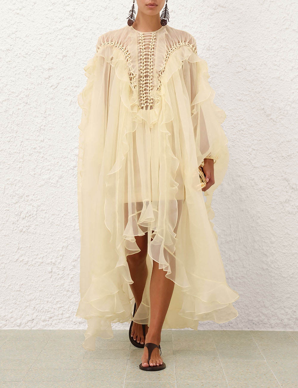 BALANCE BRAIDED BILLOW DRESS - 2