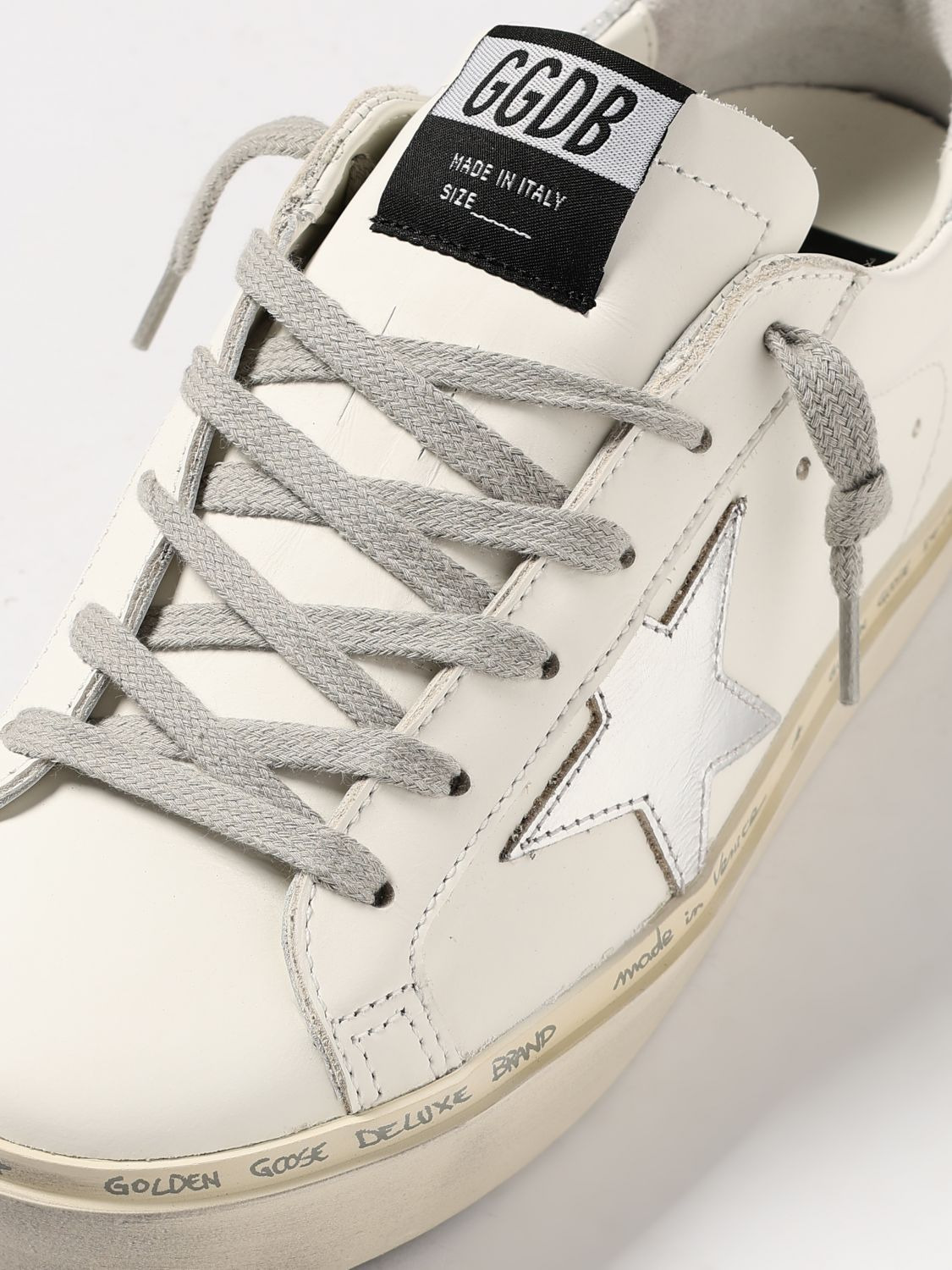 Golden Goose Hi Star classic sneakers in leather - 4