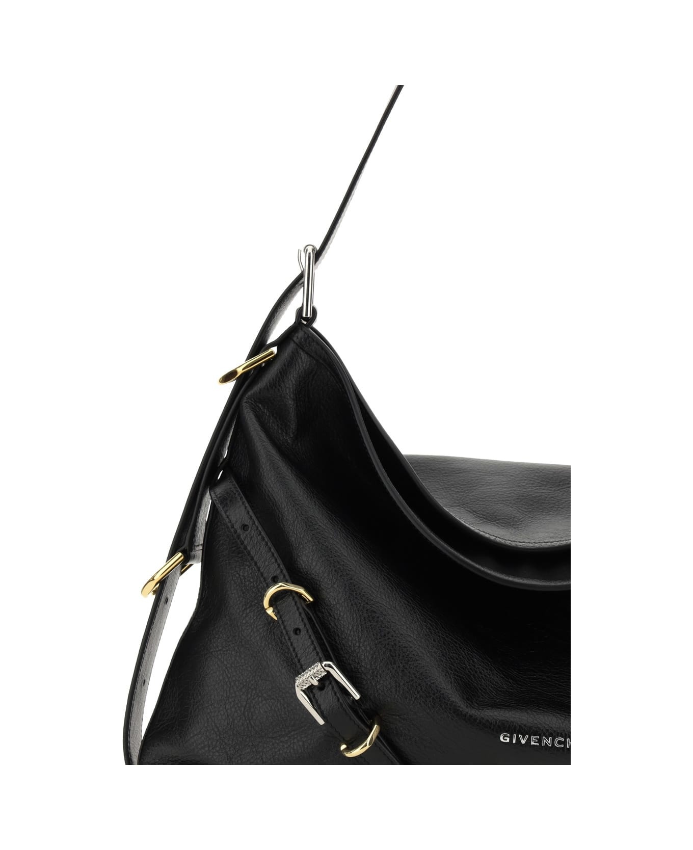 Black Medium Voyou Bag - 4