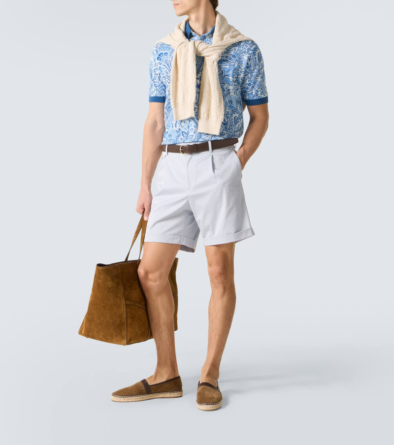 Etro Paisley cotton polo shirt outlook