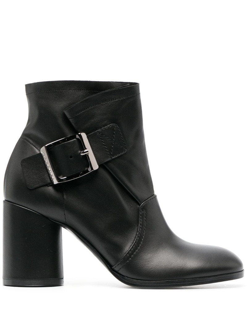 85mm buckle-detail ankle boots 1