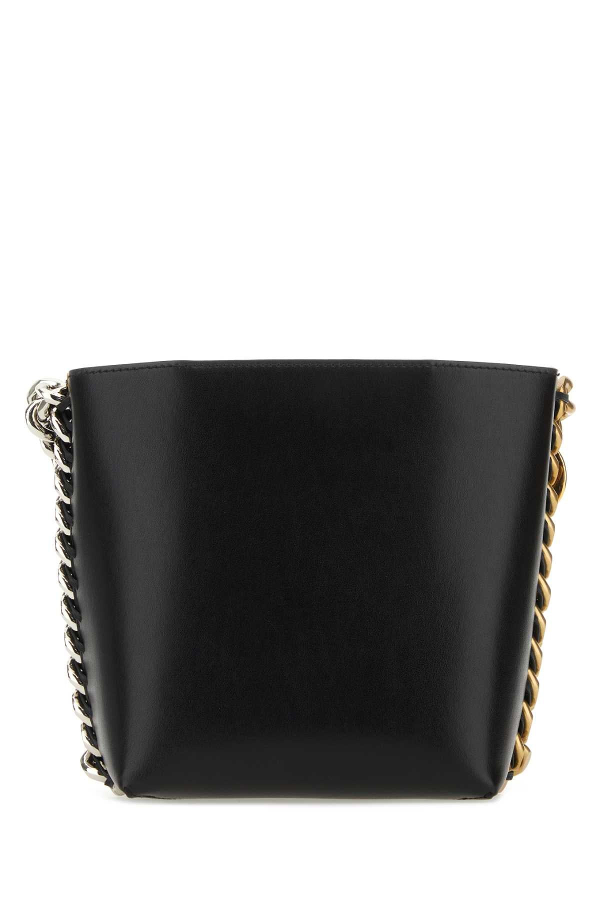 Stella Mccartney Women Black Alter Mat Frayme Bucket Bag - 3