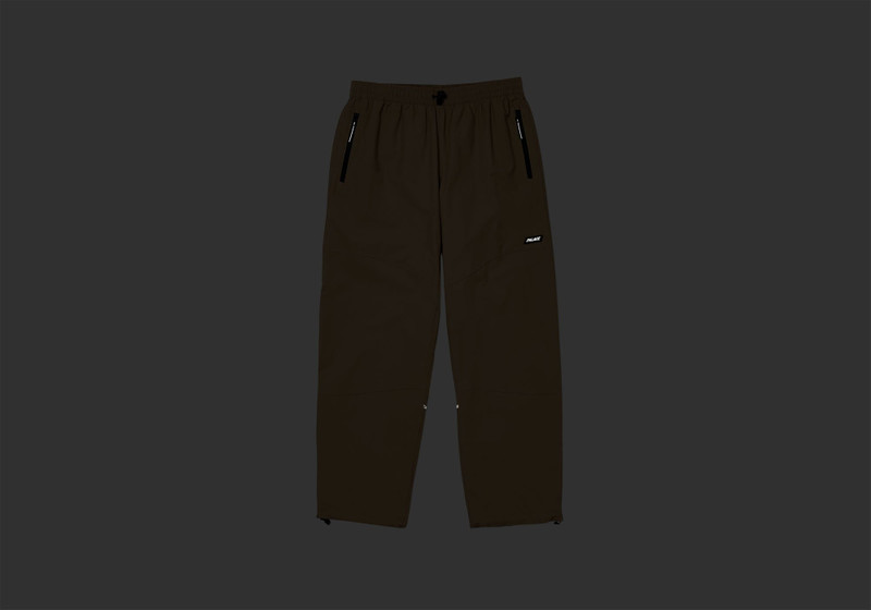 PALACE TYPO-WAVE SHELL JOGGERS TAN outlook