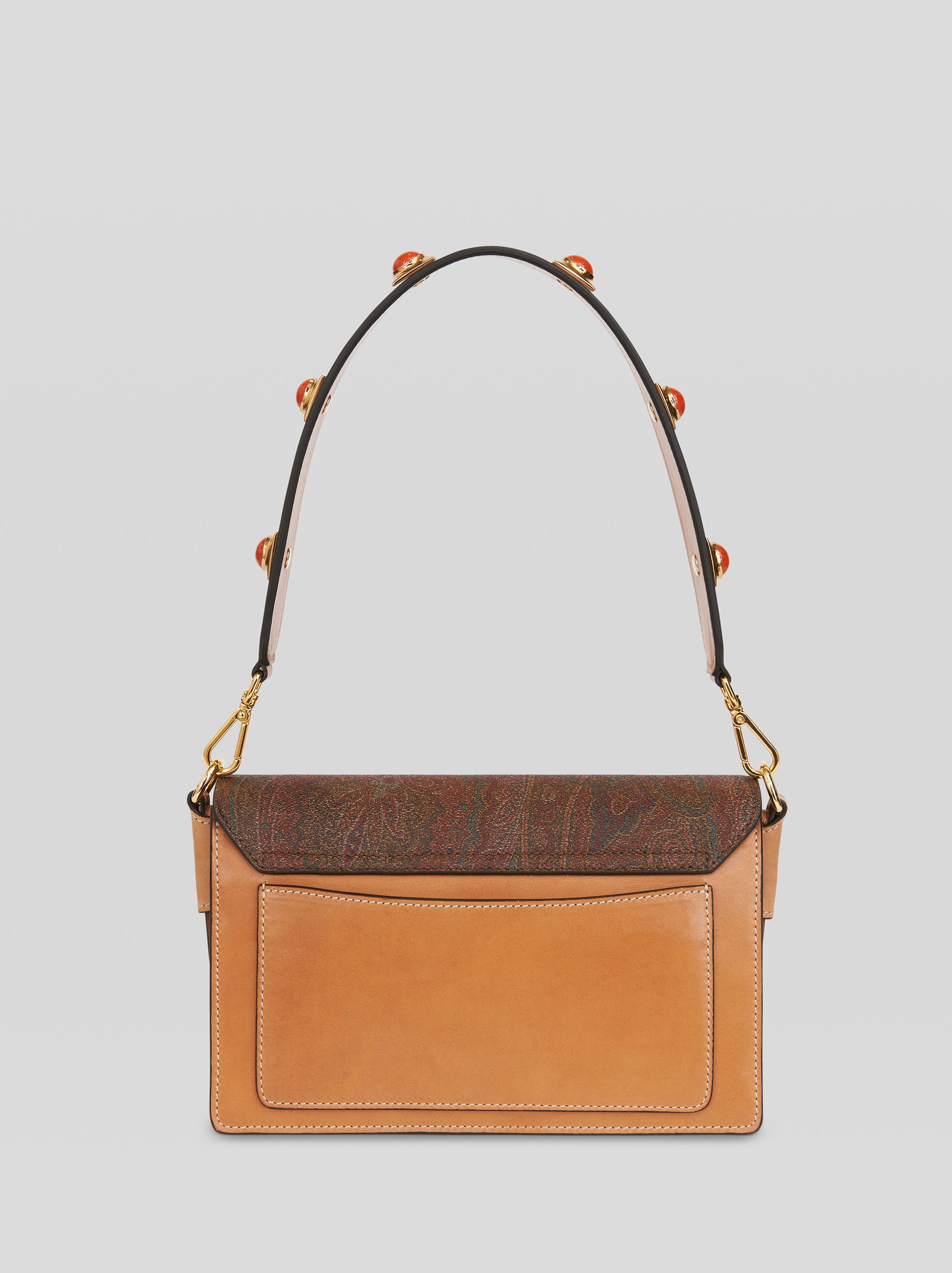 CROWN ME HANDBAG WITH CORAL STONES - 3