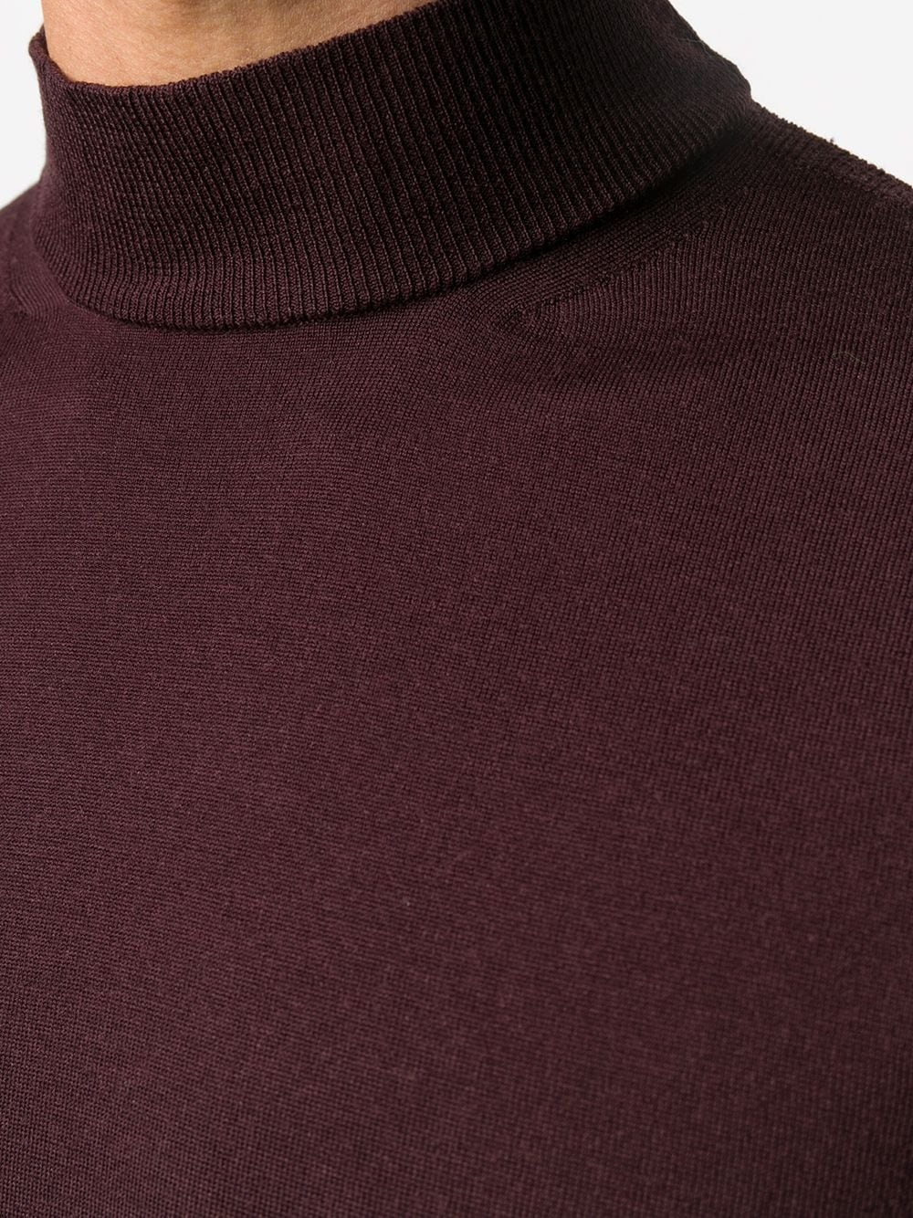 roll-neck wool jumper - 5