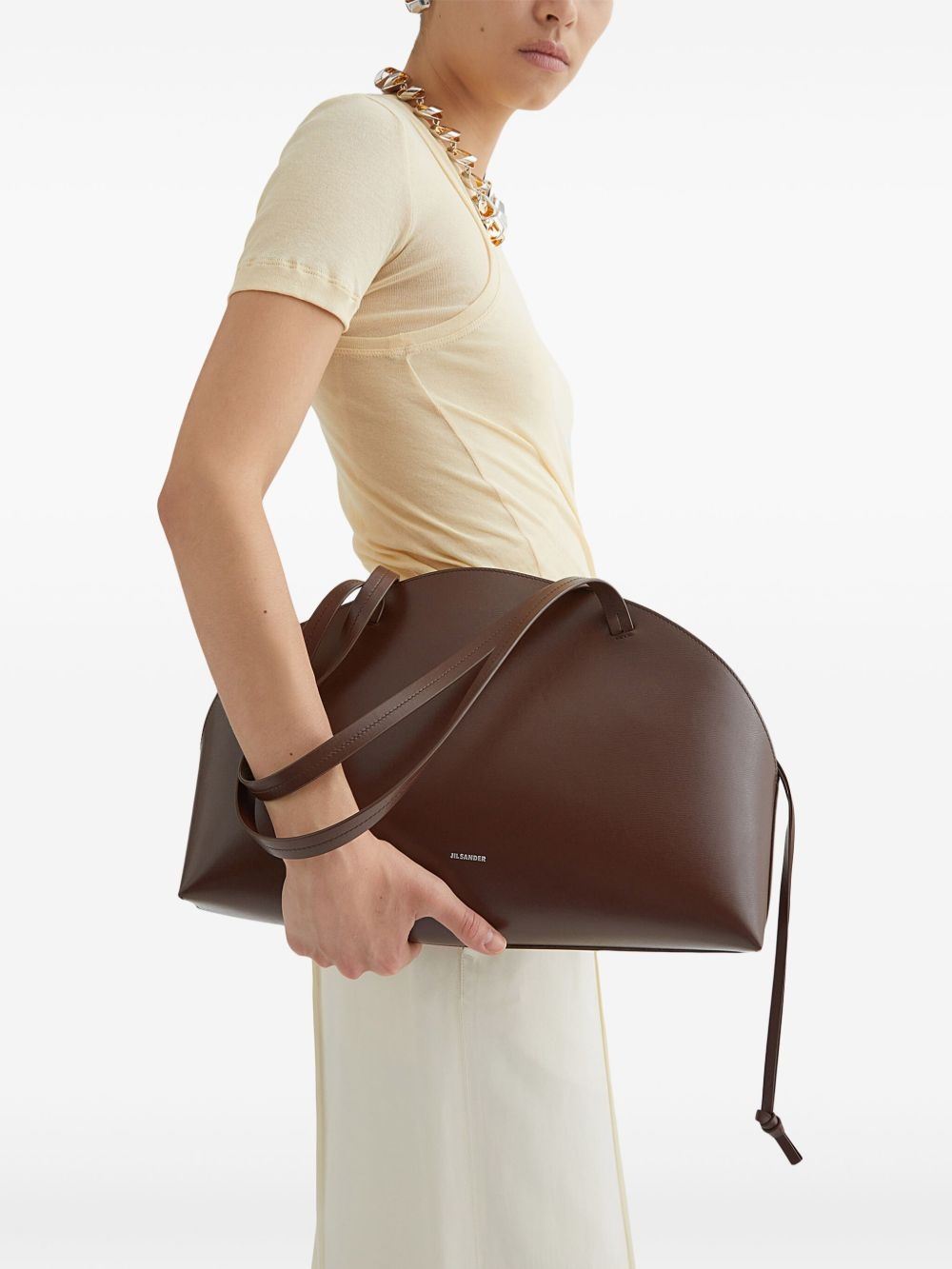 curved medium shoulder bag - 2