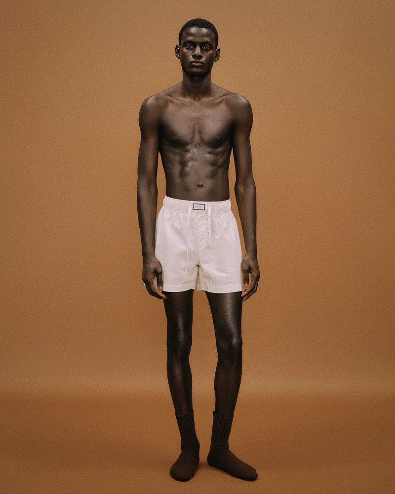 entire studios PAJAMA SHORT OFF WHITE outlook