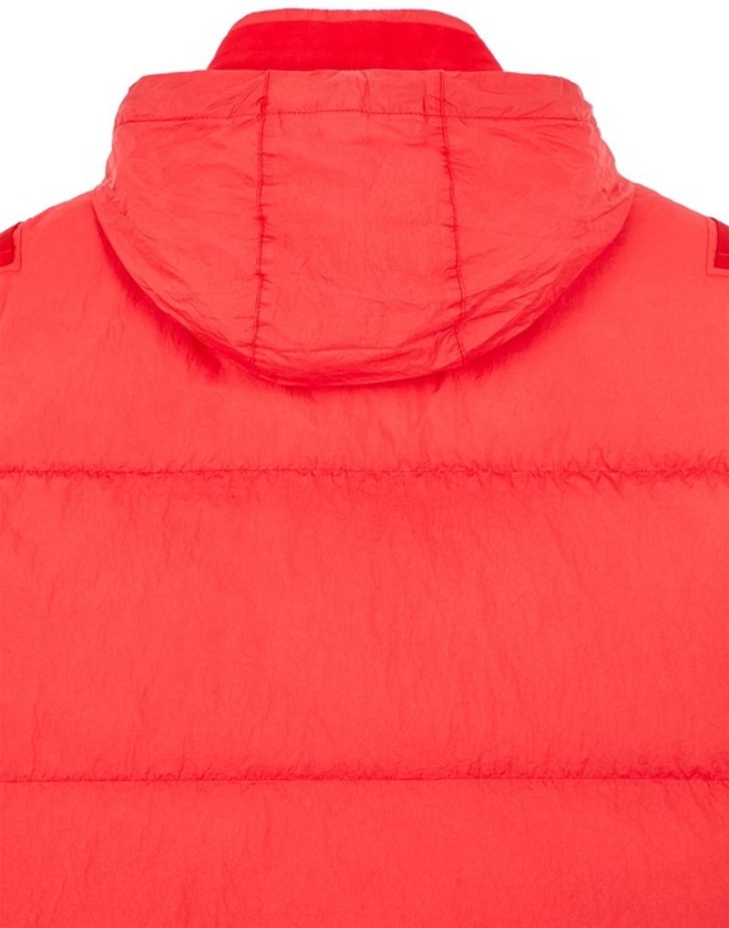 G0123 GARMENT DYED CRINKLE REPS R-NY DOWN RED 4