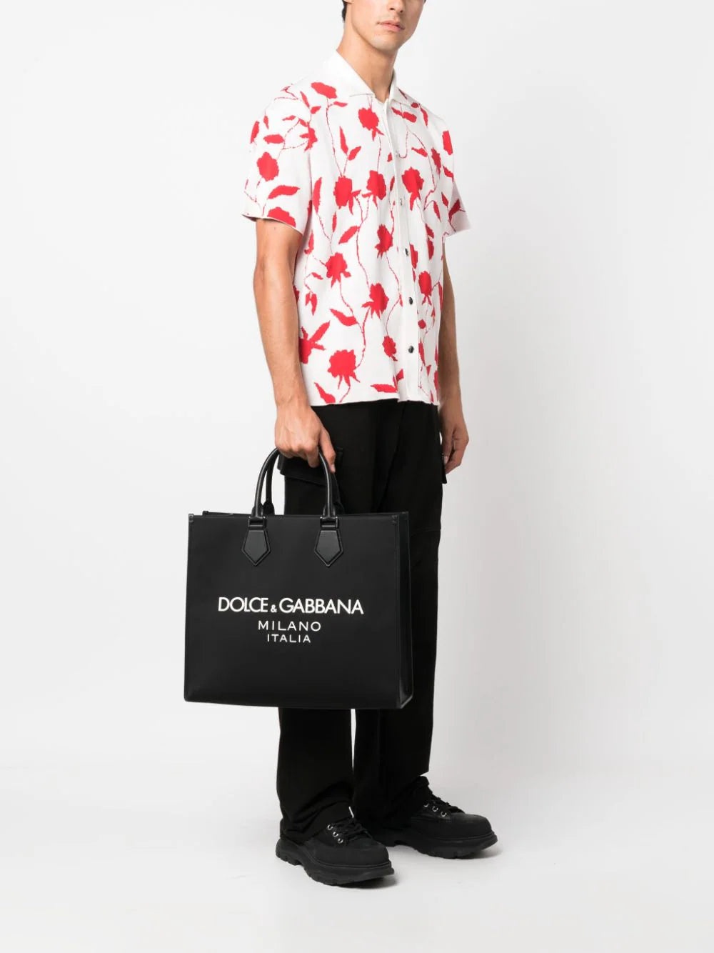 LARGE LOGO-EMBOSSED TOTE BAG - 2