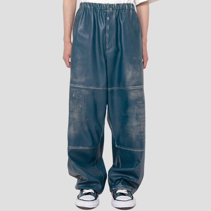 Maison MIHARAYASUHIRO SYNTHETIC LEATHER PANTS outlook