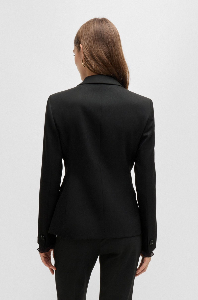 SLIM-FIT JACKET IN WOOL TWILL 4