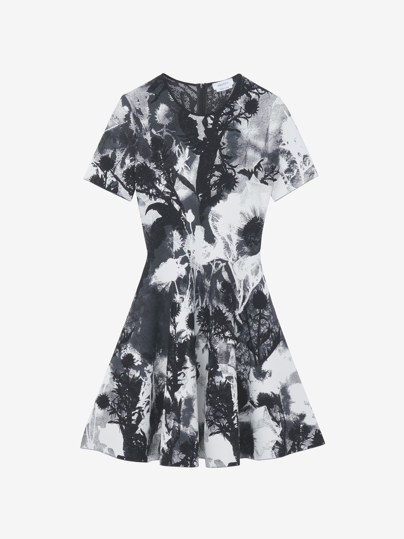 Alexander McQueen Floral Jacquard Mini Dress outlook
