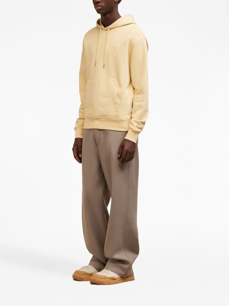 logo-embroidered organic-cotton hoodie 4