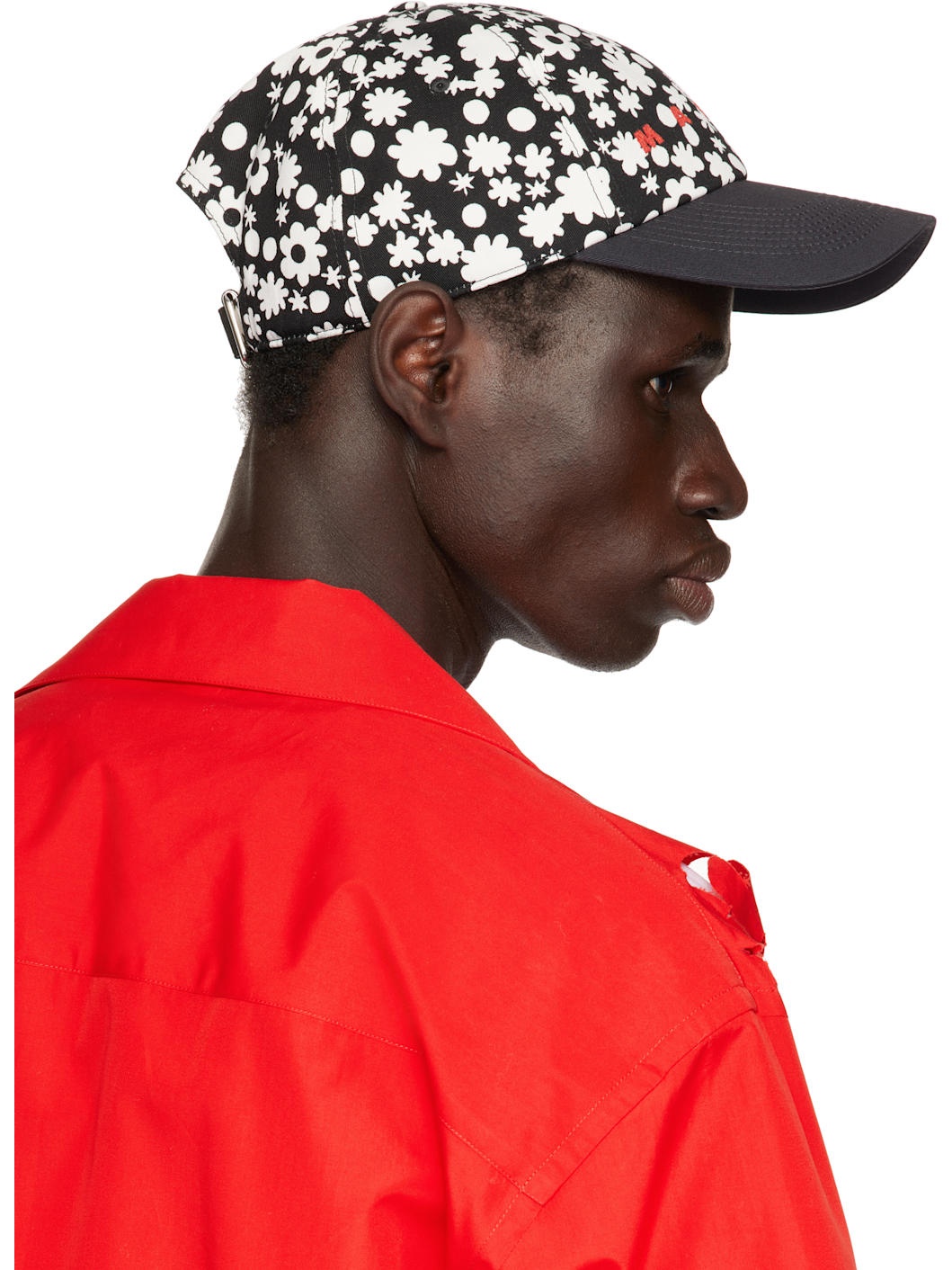 Black & White Pop Fields Logo Cap - 3