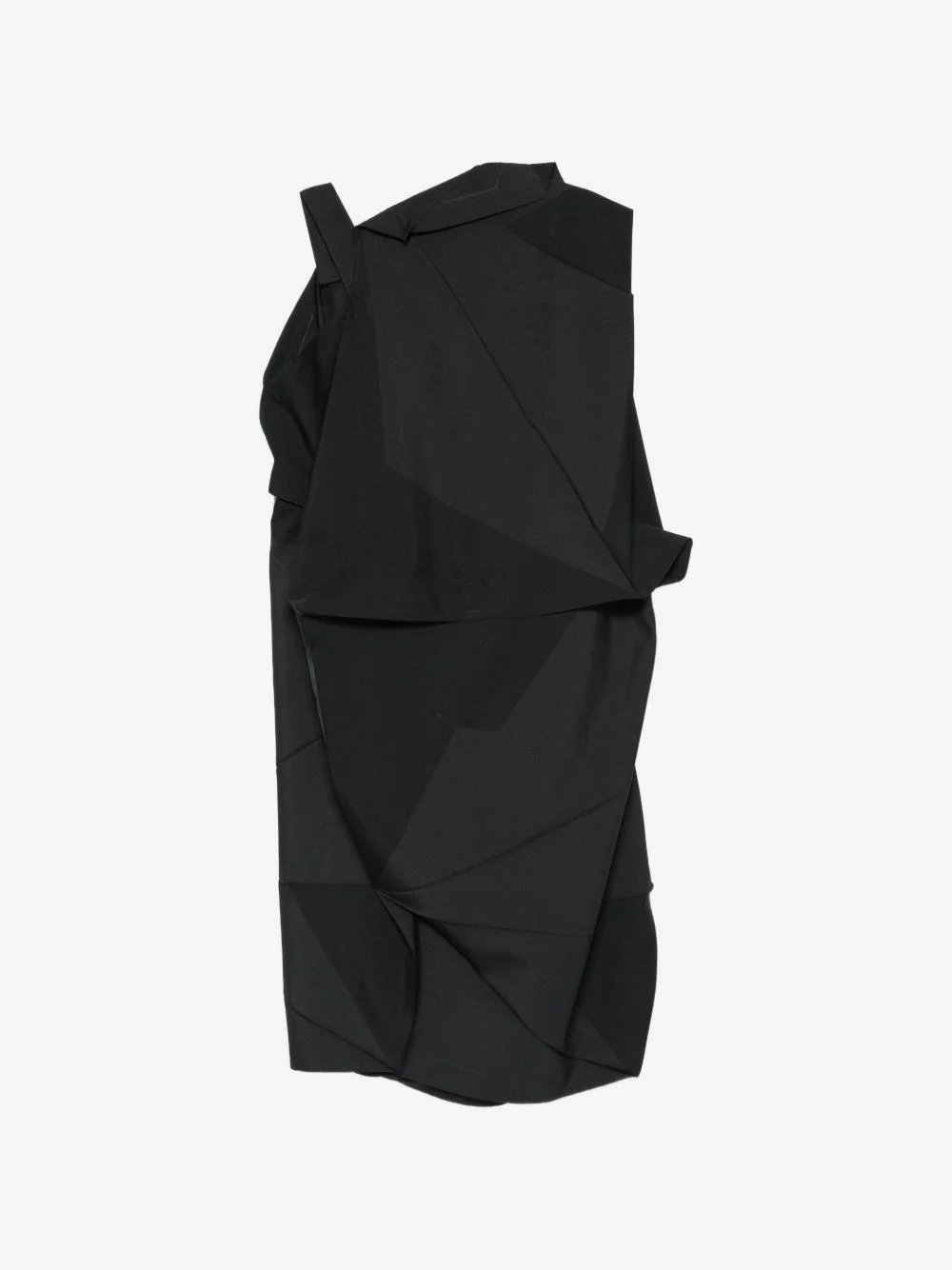 geometric pleated midi dress - 1