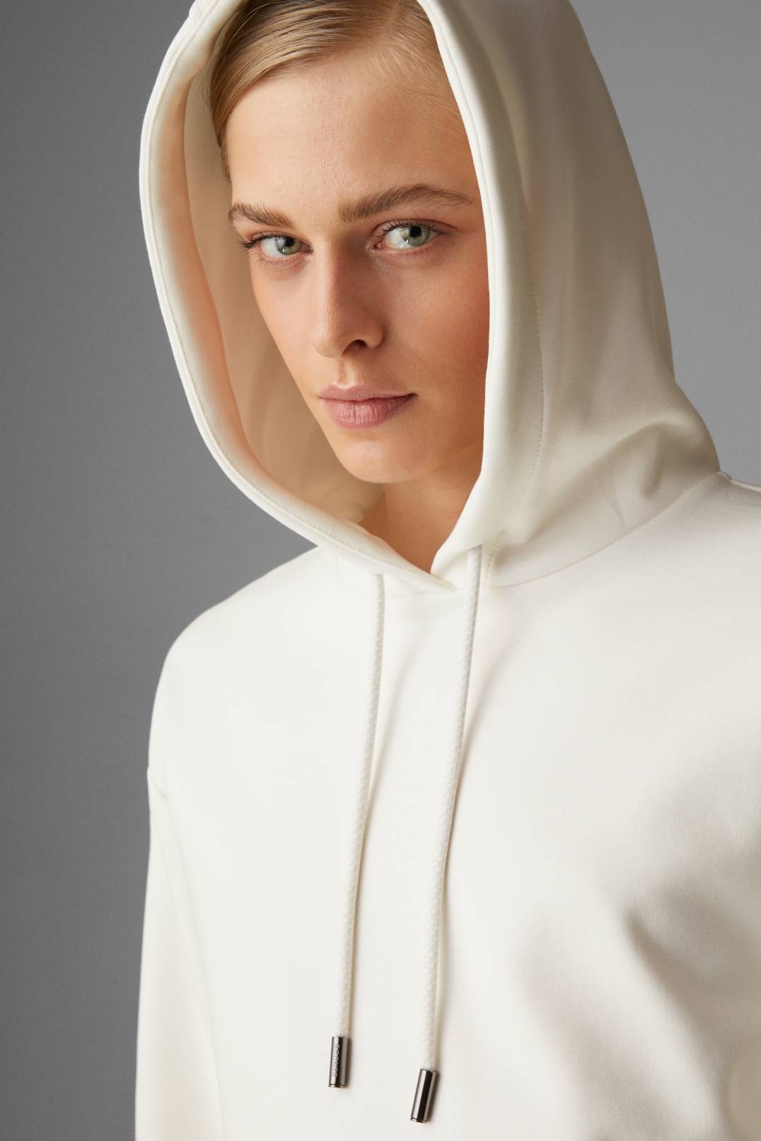 KATALIN SWEATSHIRT HOODIE IN OFF-WHITE - 4