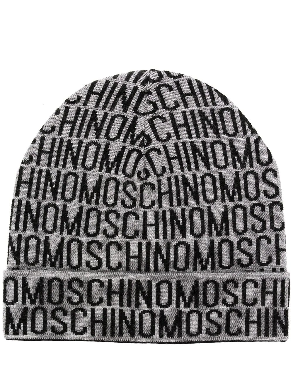 all over logo beanie - 1