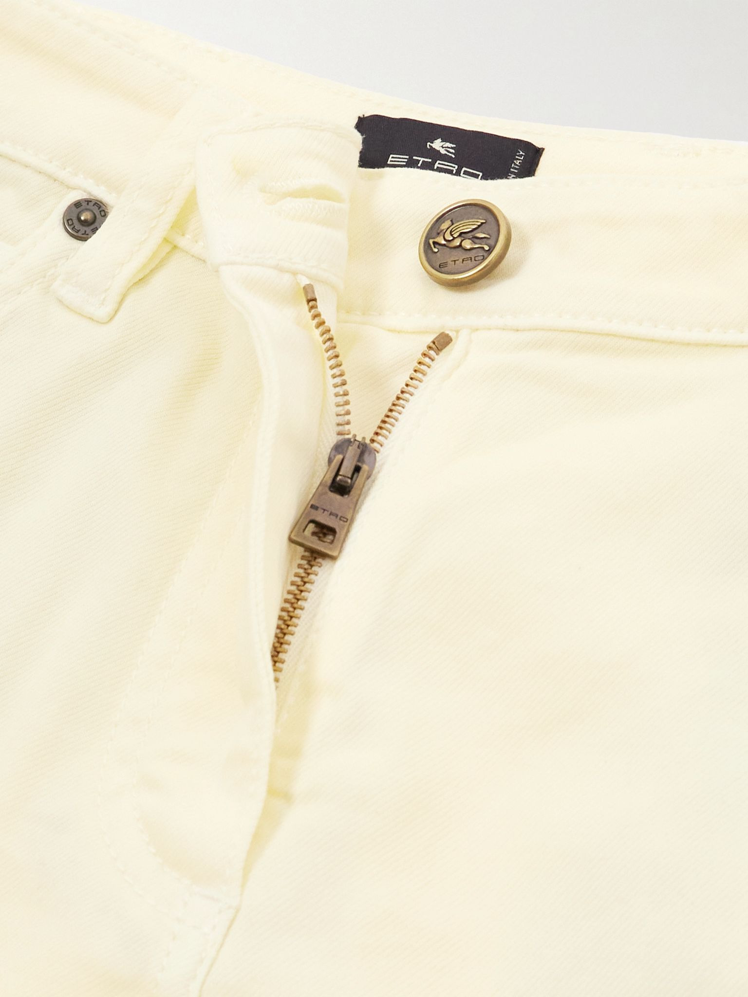 Low-rise flared jeans Cream - 5