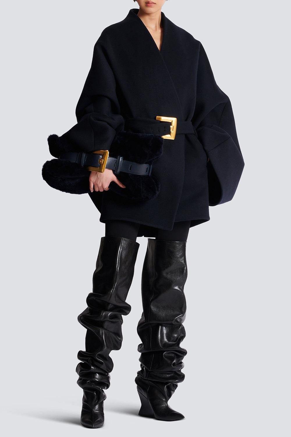 Belted Wrap Coat - 2