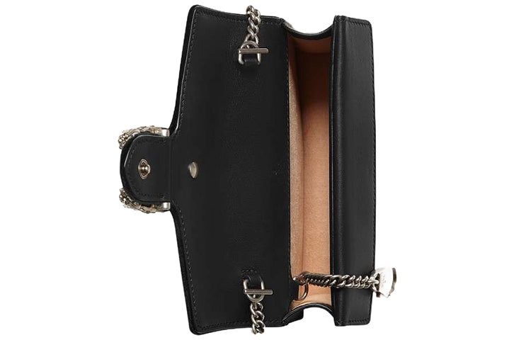 (WMNS) Gucci Dionysus Single Shoulder Bag Mini Black 476432-K4DNN-8176 - 4
