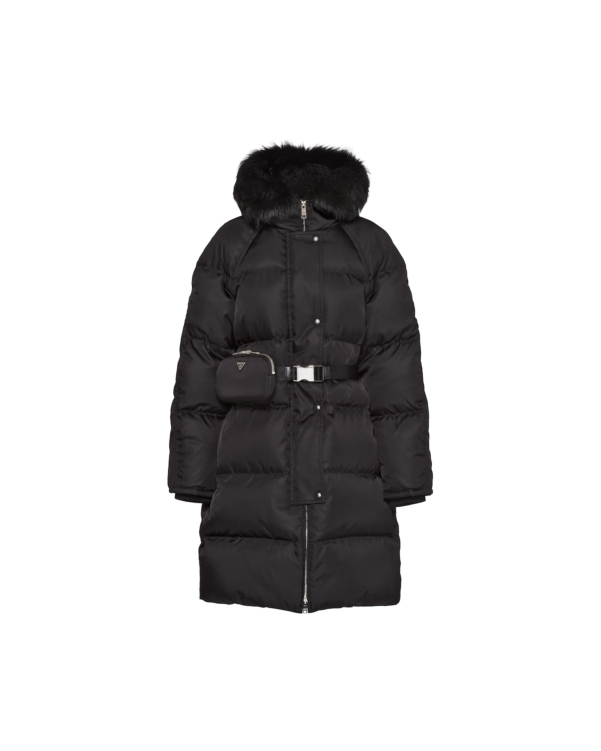 Re-Nylon gabardine puffer coat - 1