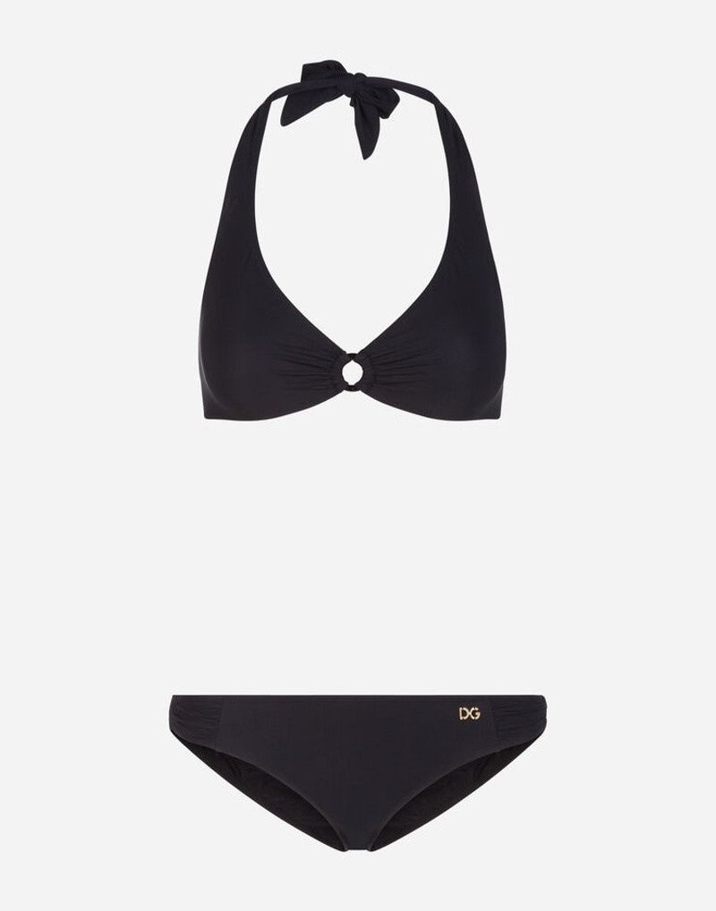 Solid-color bikini 1