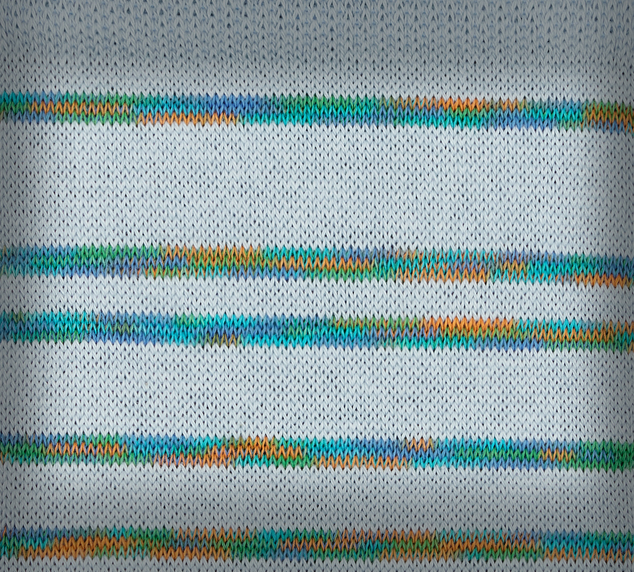 Light Blue Cotton-Blend 'Pinstripe Signature' Socks - 4