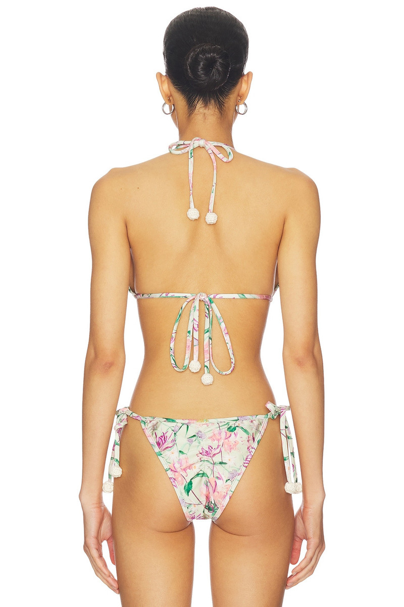 PatBO Honey Flower Lace Triangle Bikini Top outlook