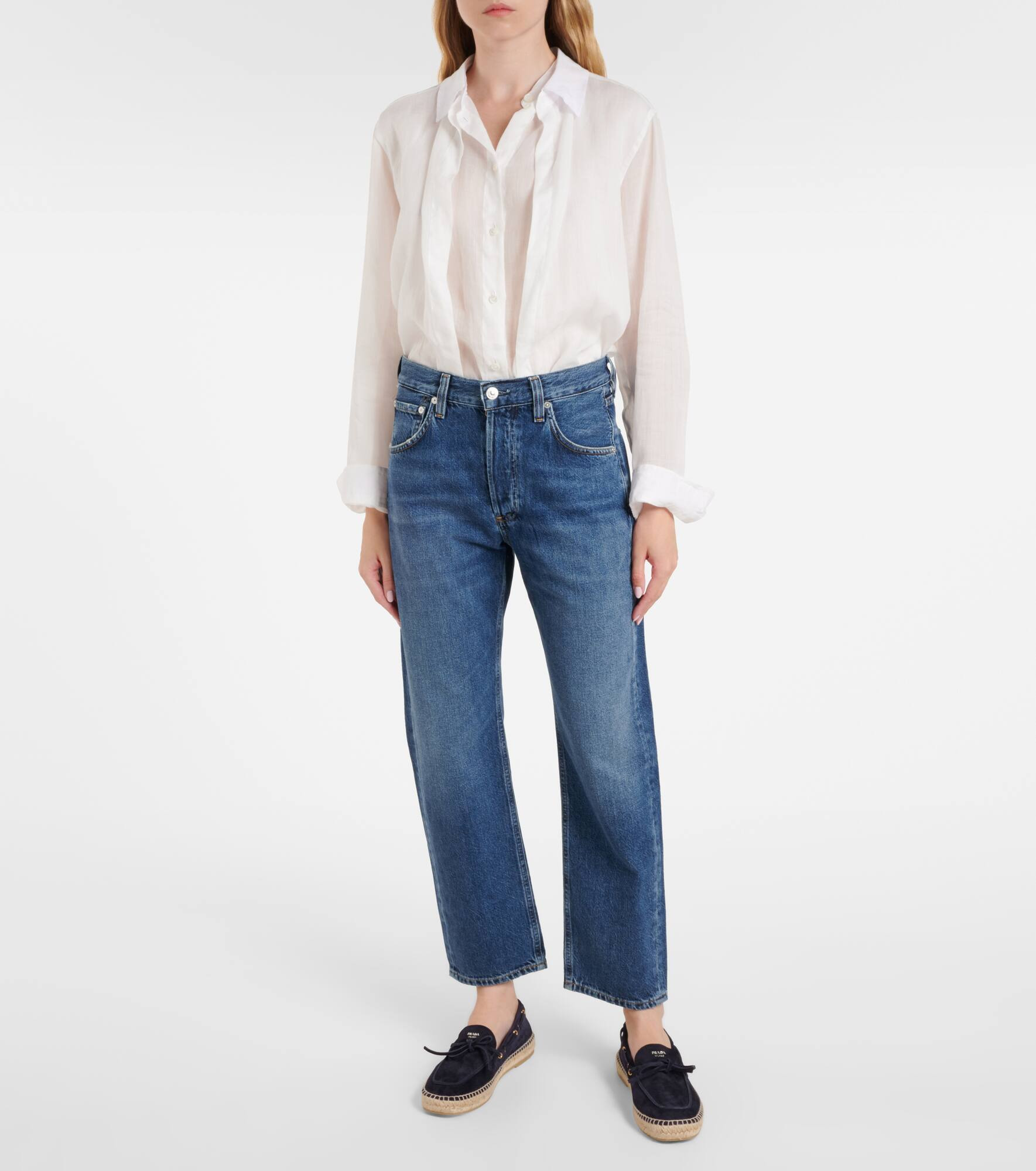 Winslow mid-rise straight jeans - 7
