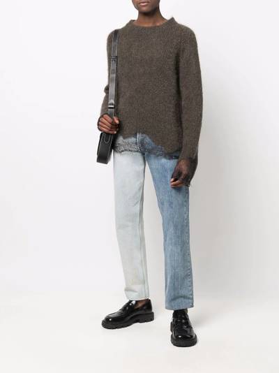 Maison Margiela curved-hem jumper outlook