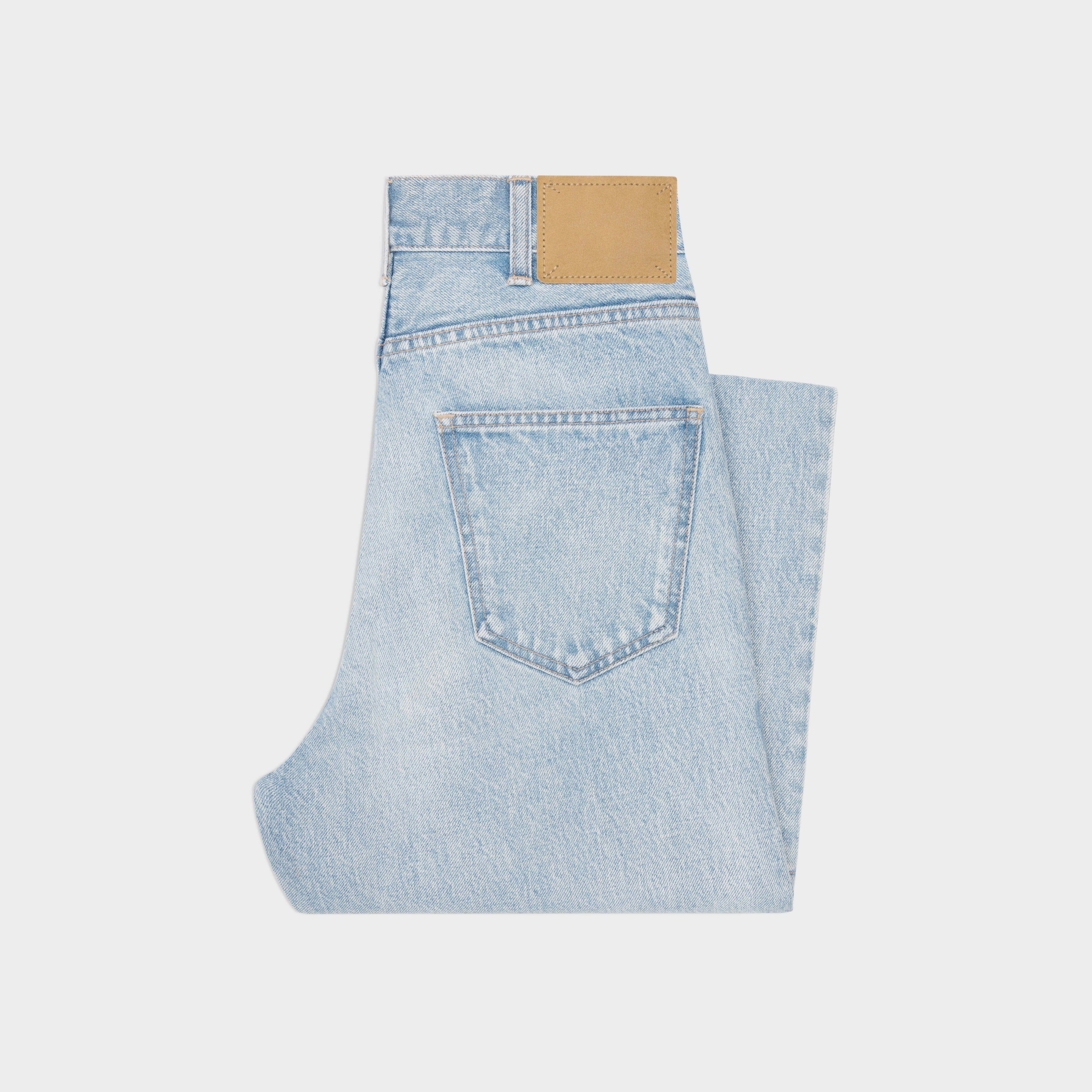 margaret jeans in anglais rinse wash denim - 2