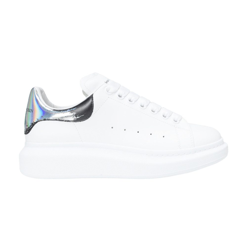 Alexander McQueen Oversized Sneaker 'White Silver' - 1