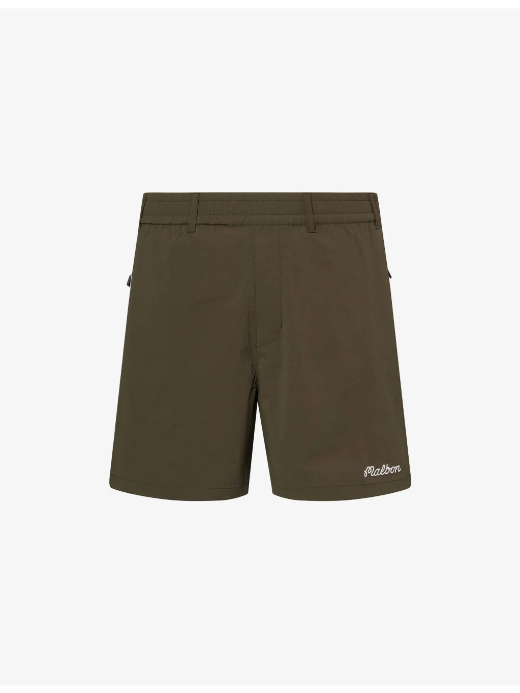 Riva Embroidered-Logo Stretch-Nylon Shorts - 1