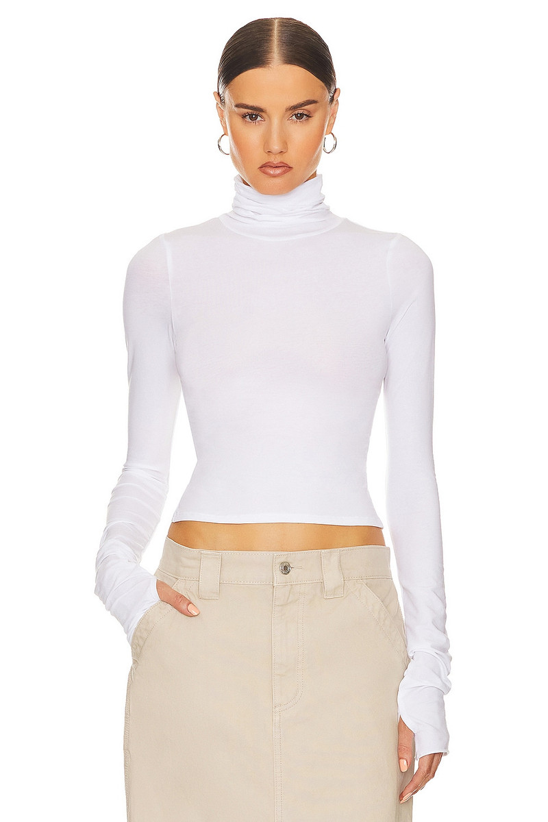 Long Sleeve Turtleneck in 2nd Skin Jersey 1