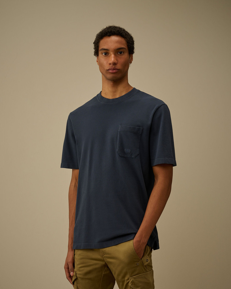 24/1 Piquet Pigment Dyed Short Sleeve T-Shirt 3