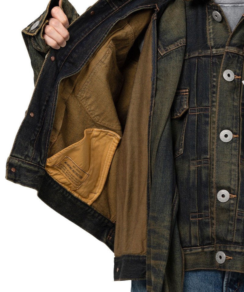 Front Layered Denim Jacket 19