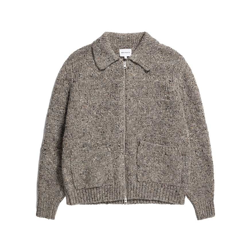 Erik Donegal Diamond Jacket "Grey Melange" - 1