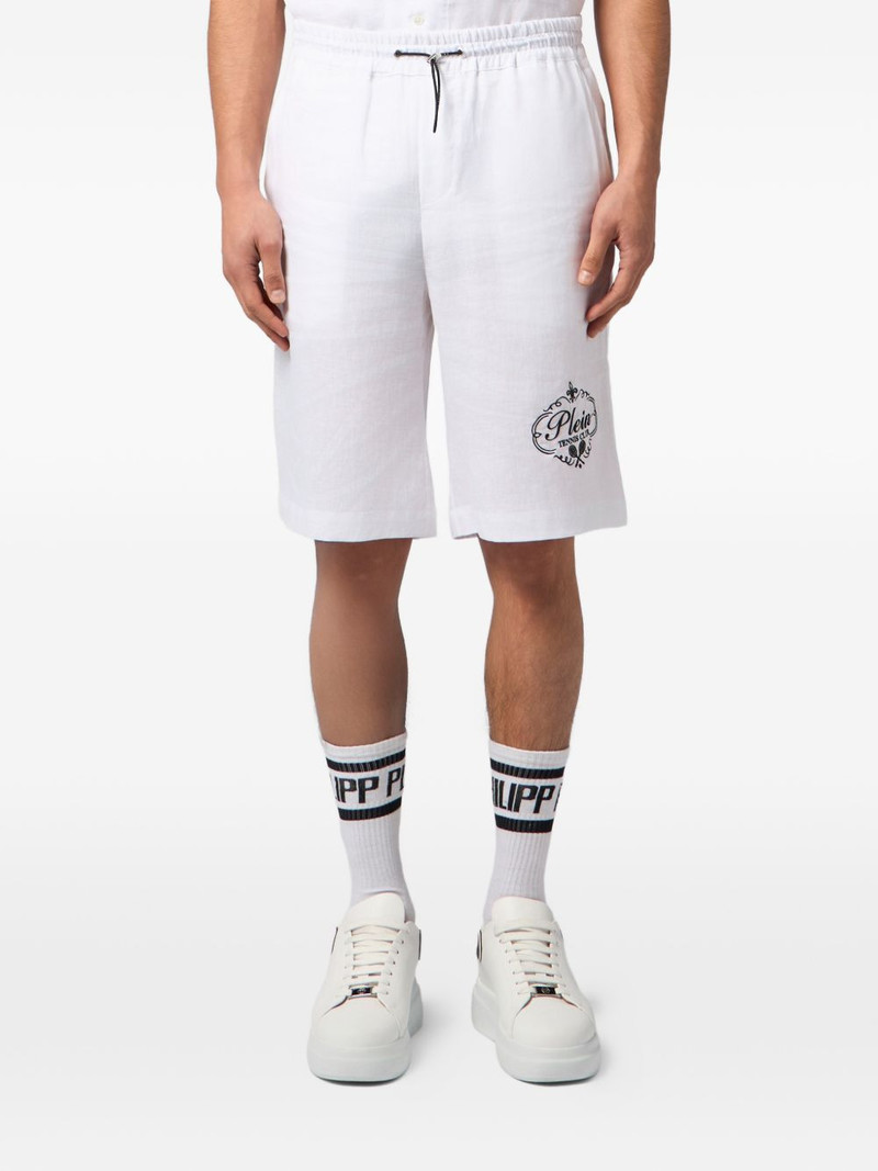 drawstring embroidery shorts 3