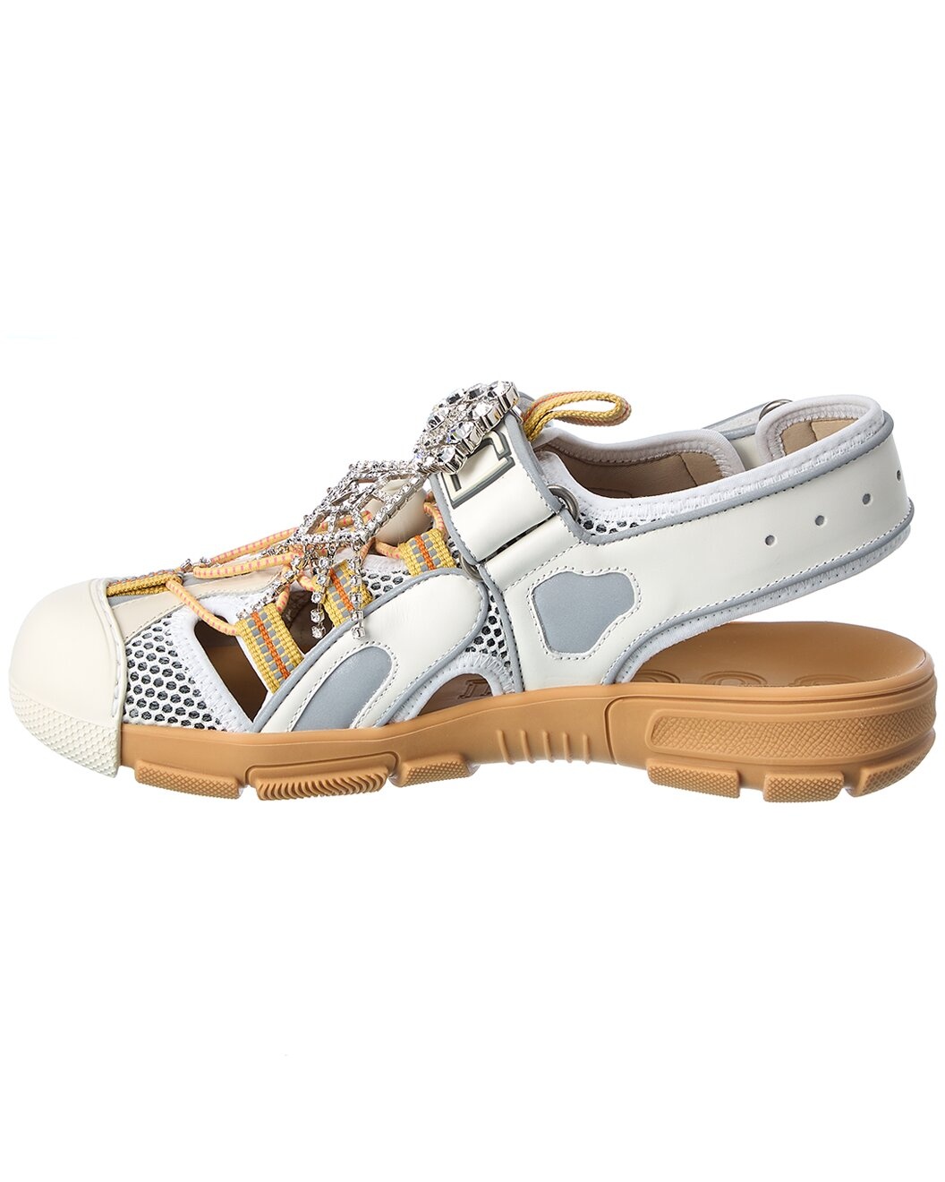 Gucci Leather & Mesh Sandal - 2