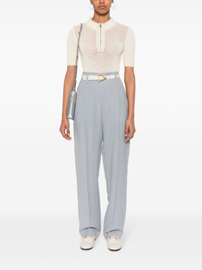 Brunello Cucinelli pleated straight-leg trousers outlook