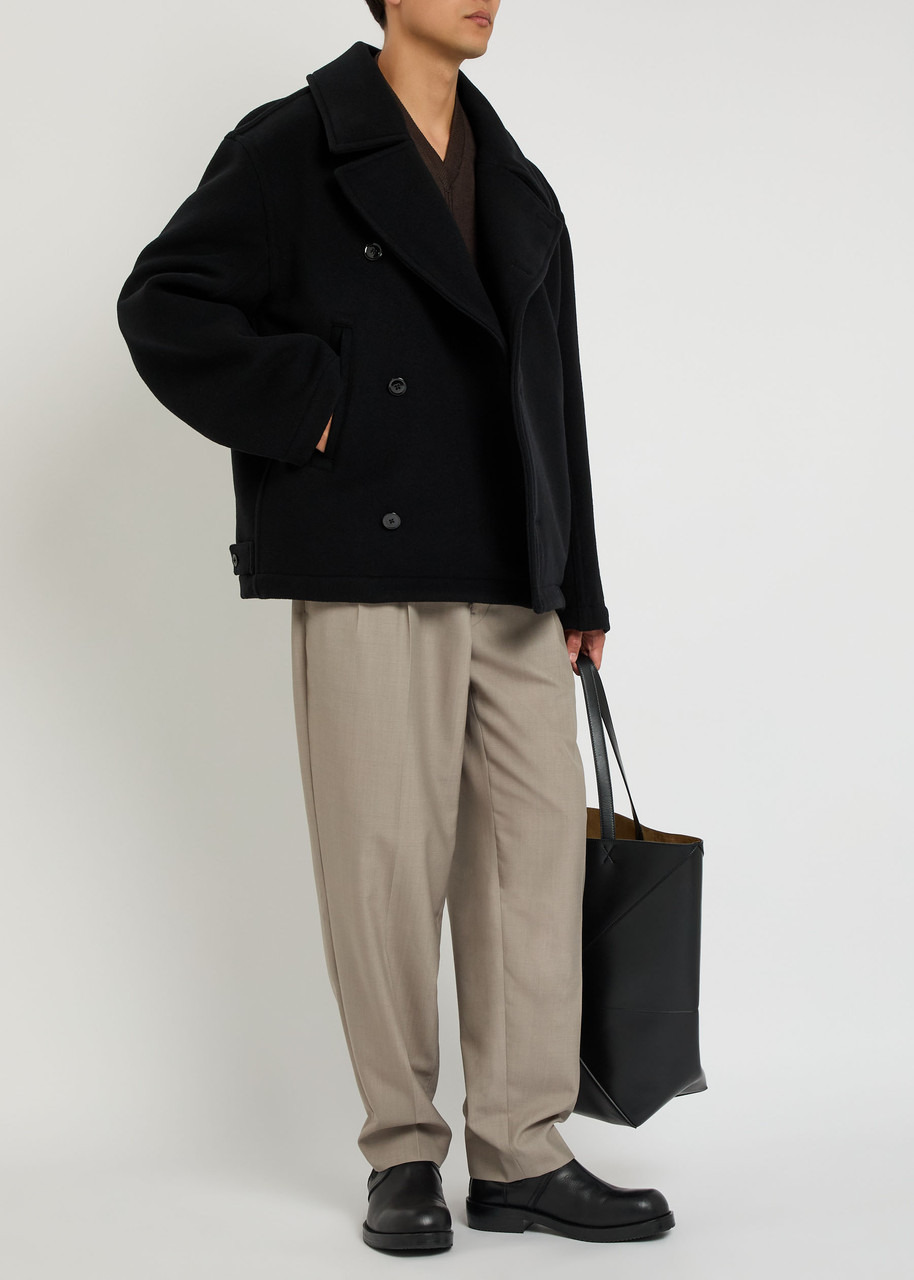 Lemaire Boxy Peacoat - 4