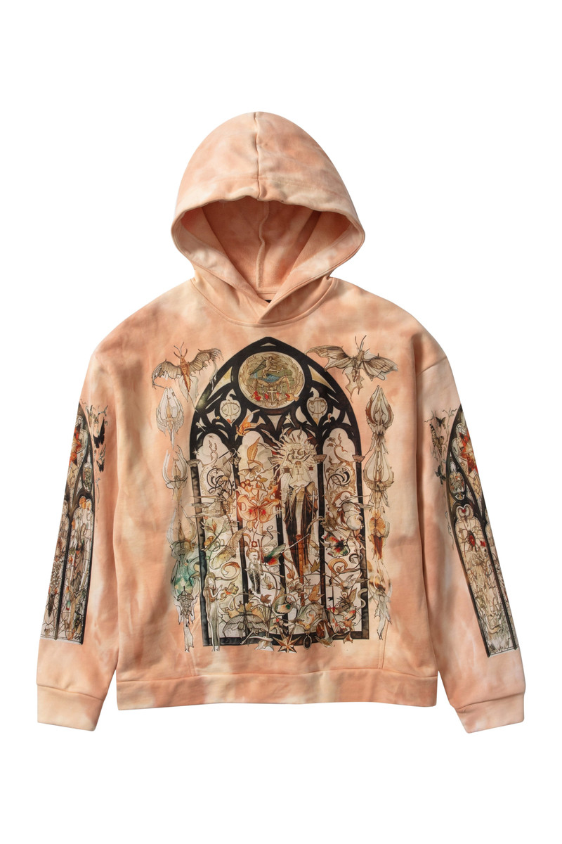 GLEAMING HOODED PULLOVER 1