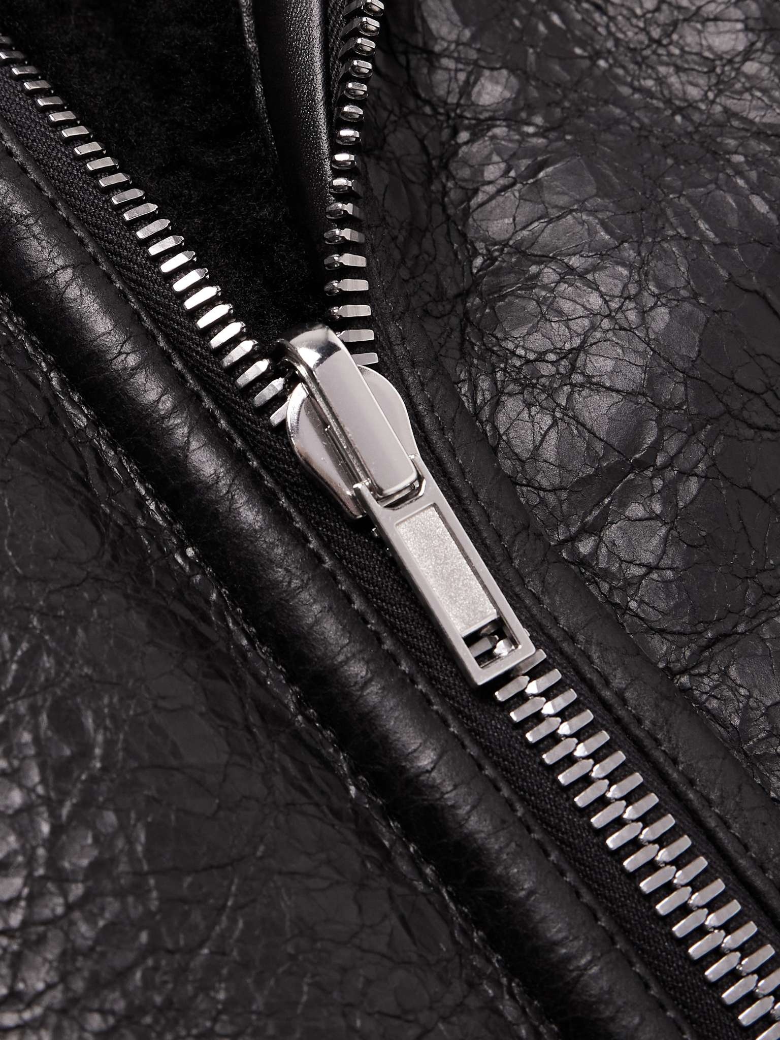 Rick Owens Luxor Shearling Bomber Jacket | REVERSIBLE