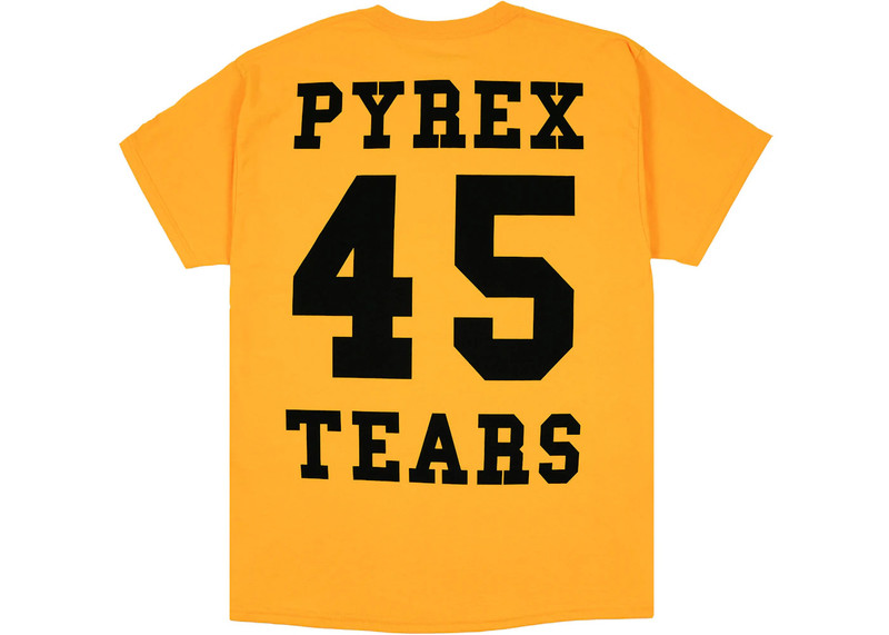 DENIM TEARS Denim Tears Pyrex Tears T-shirt Yellow outlook