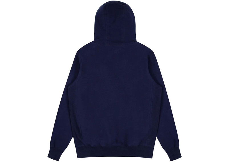 Noah Noah Winged Foot Embroidered Hoodie Evening Blue outlook