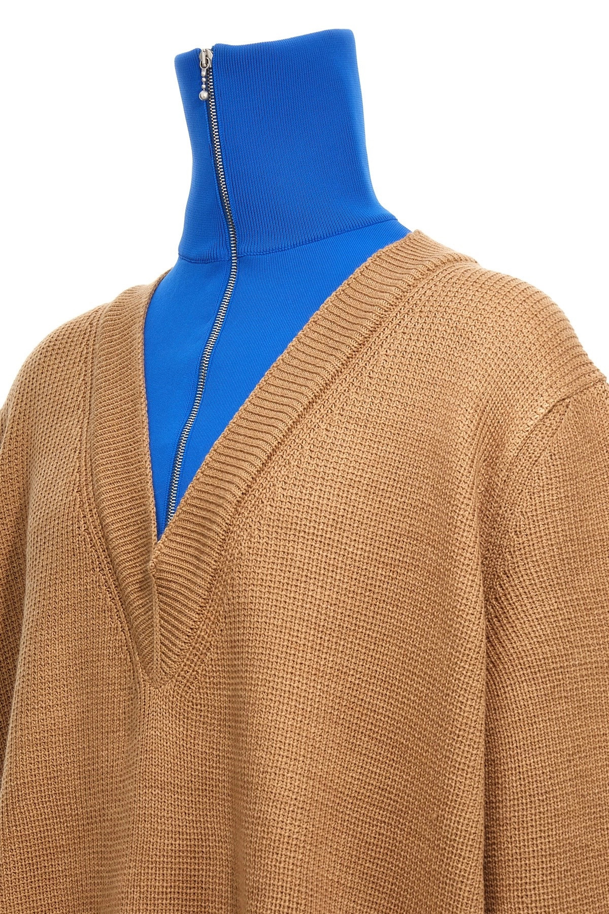 Half zip insert sweater - 6
